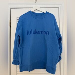 Lululemon Perfectly Oversized Crew, Blue Nile, 8